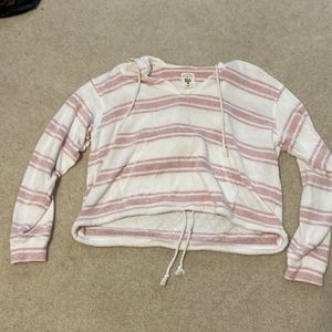 cropped billabong hoodie sweater